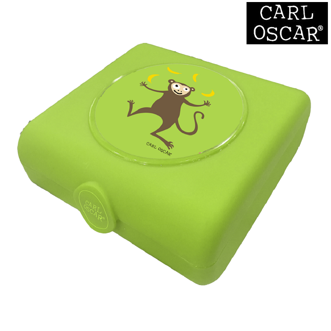 Sviestmaižu kaste - Carl Oscar Sandwich Box Lime Monkey