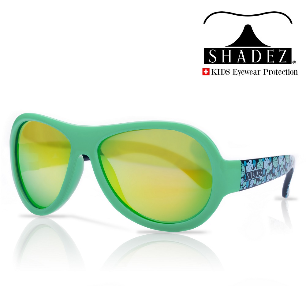 Saulesbrilles bērniem Shadez Junior Green Leaves