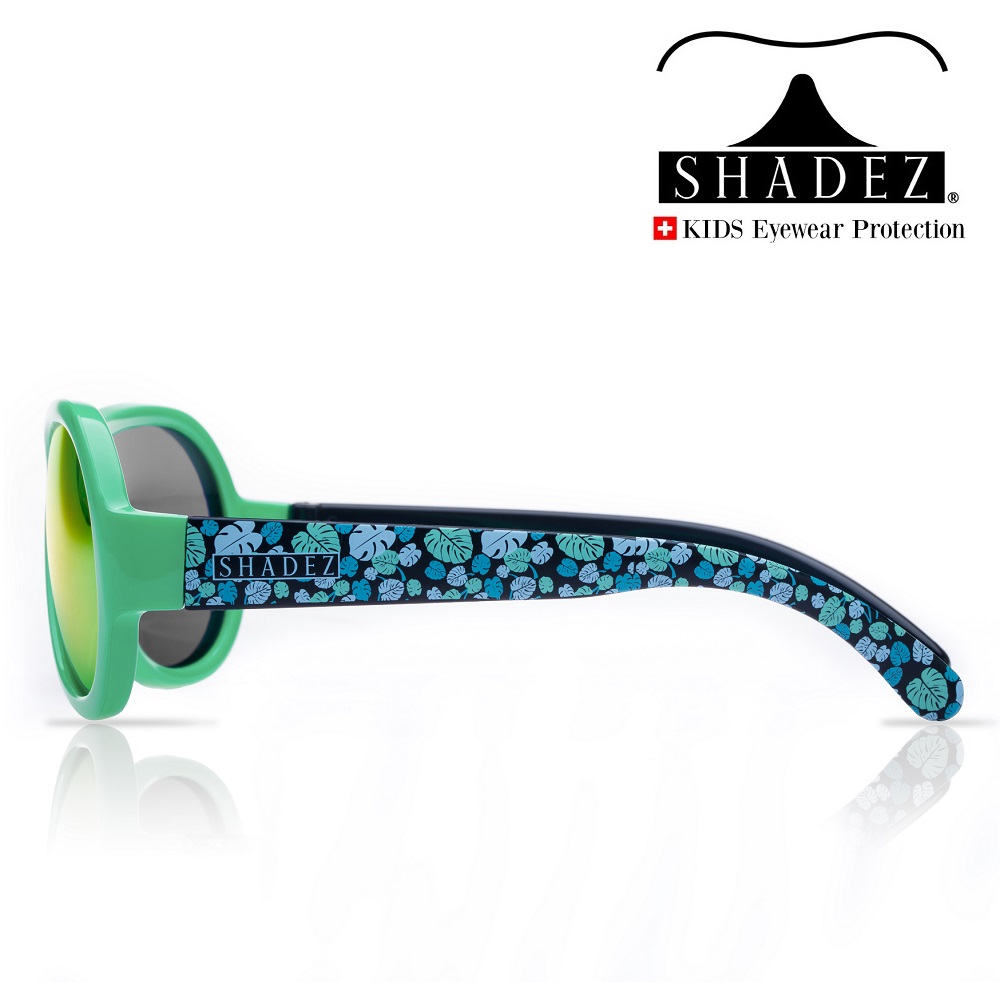 Saulesbrilles bērniem Shadez Junior Green Leaves