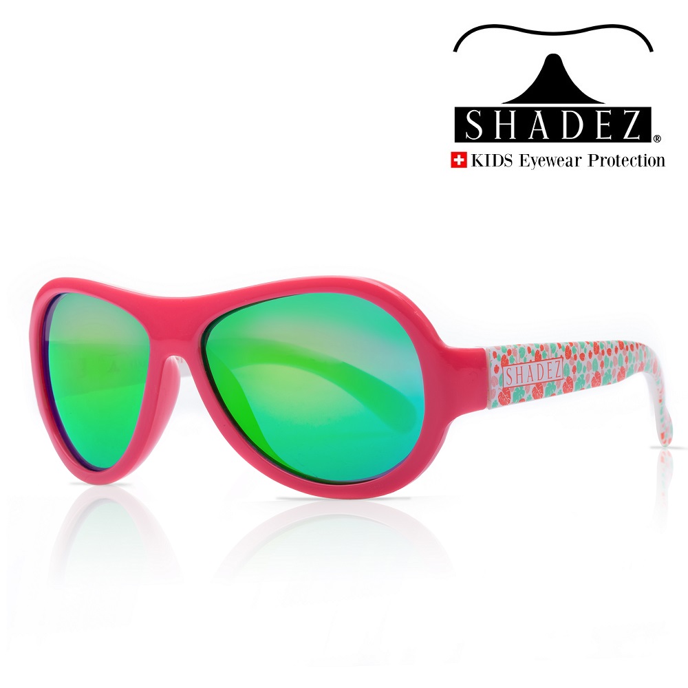 Saulesbrilles bērniem Shadez Junior Pink Leaves