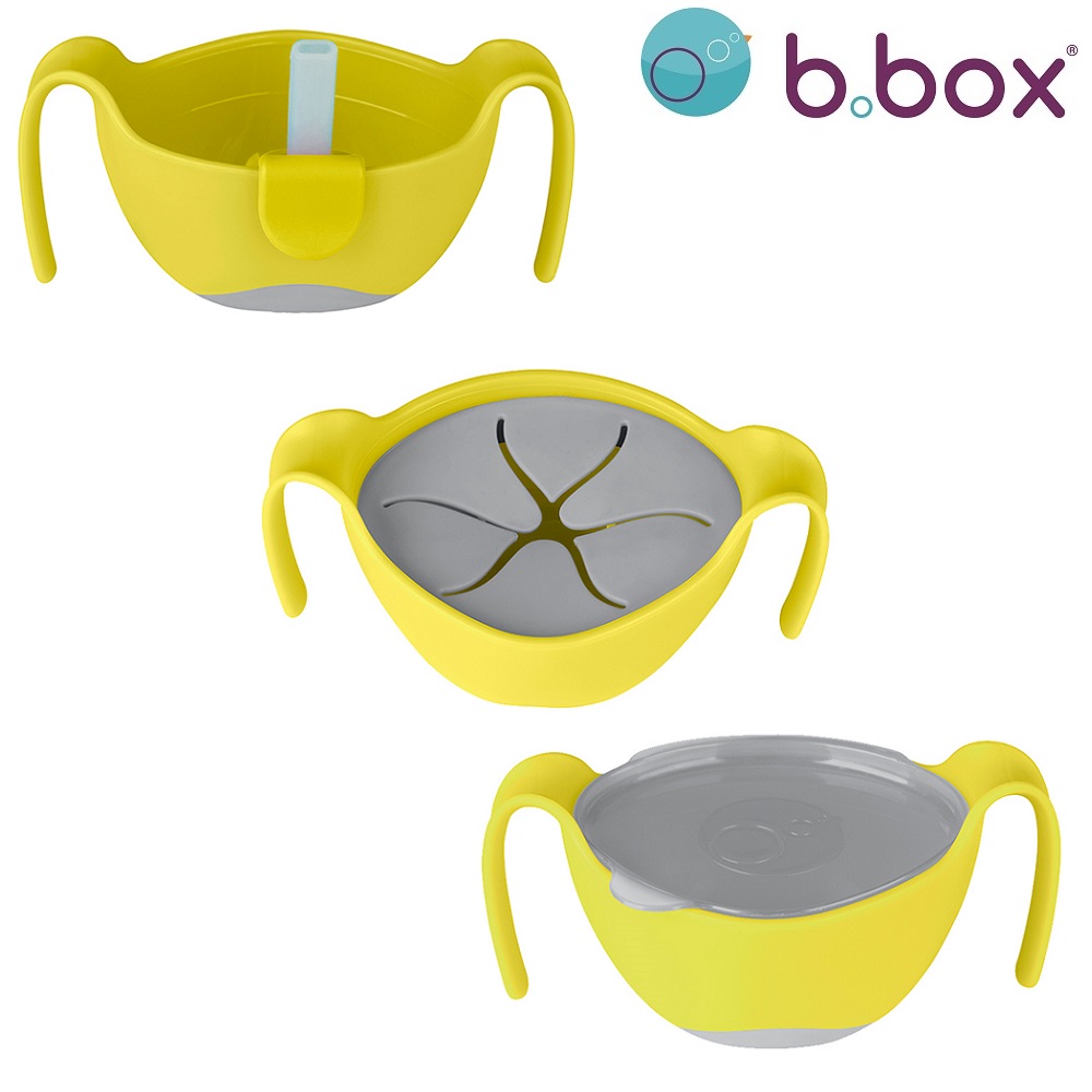 Pārtikas bļoda un uzkodu kastīte B.Box Food Bowl & Snack Box Lemon Sherbet