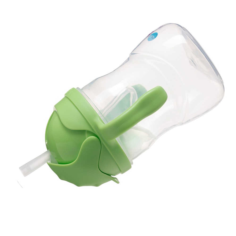 Neizlīstoša pudele bērniem B.box Sippy Cup Green Apple