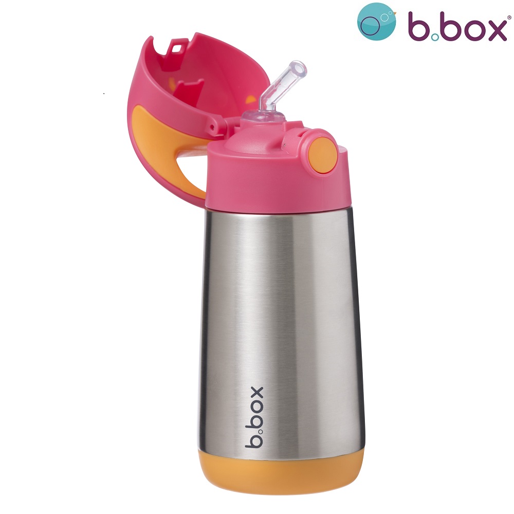 Termosa ūdens pudele bērniem B.box Insulated Drink Bottle Strawberry Shake