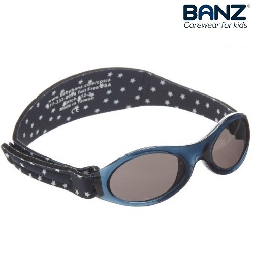 Banz saulesbrilles bērniem un zīdaiņiem BabyBanz Navy Stars