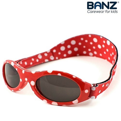 Banz saulesbrilles bērniem un zīdaiņiem BabyBanz Red Dots