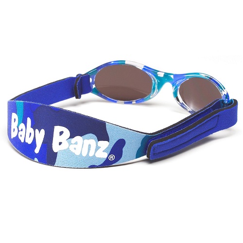 Banz saulesbrilles bērniem un zīdaiņiem BabyBanz Blue Camo