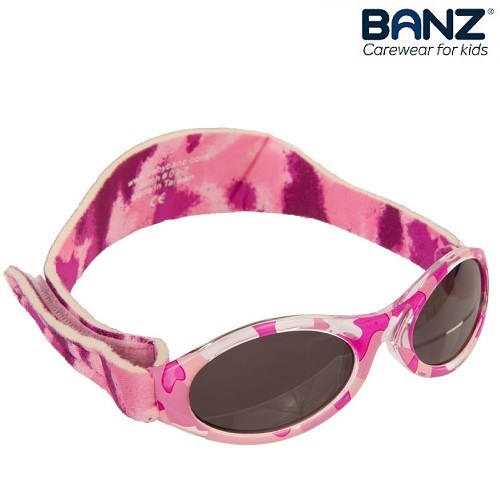 Banz saulesbrilles bērniem un zīdaiņiem BabyBanz Pink Camo