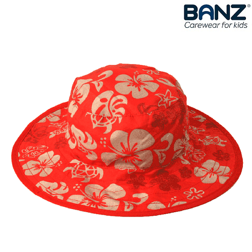 Saules cepure bērniem Banz Red