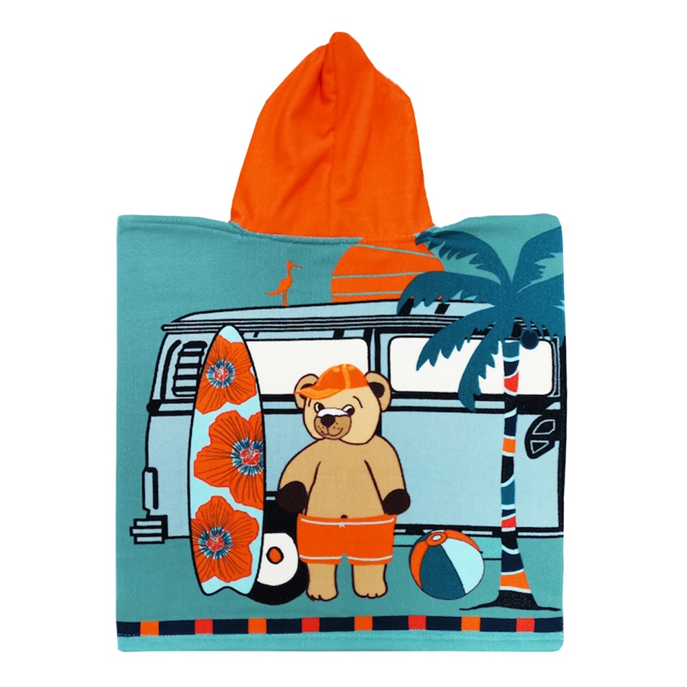 Dvielis pončo ar kapuci bērniem Le Comptoir de la Plage Teddy Surf