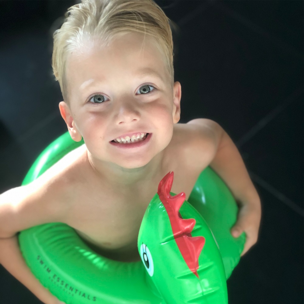 Piepūšams riņķis peldēšana Swim Essentials Split Ring Dino