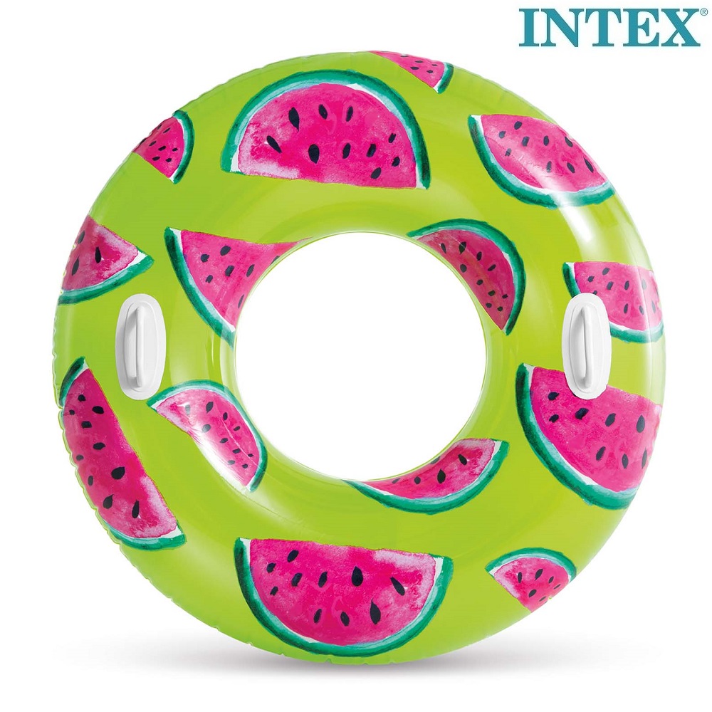 Piepūšams riņķis XL Intex Watermelon