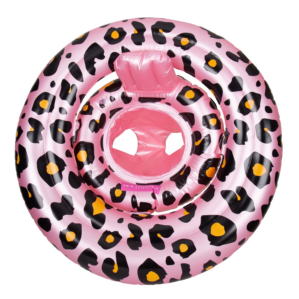 Peldriņķis mazuļiem Swim Essentials Pink Leopard