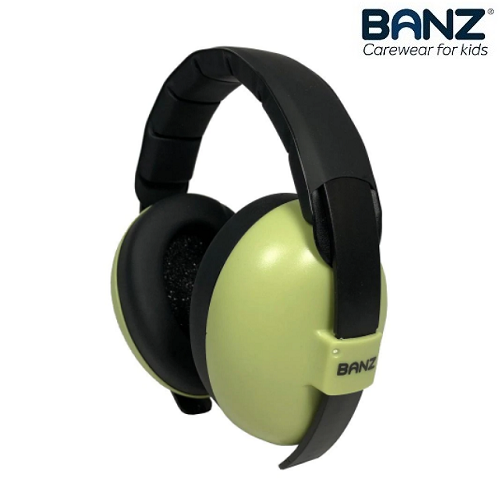 Mazuļu ausu aizsargi Banz Bubzee Earmuffs Green Leaf