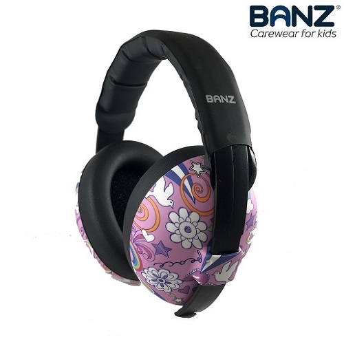 Mazuļu ausu aizsargi Banz Bubzee Earmuffs Peace