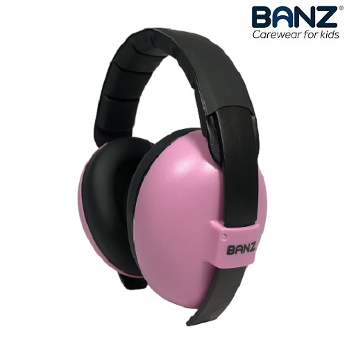 Mazuļu ausu aizsargi Banz Bubzee Earmuffs Pink