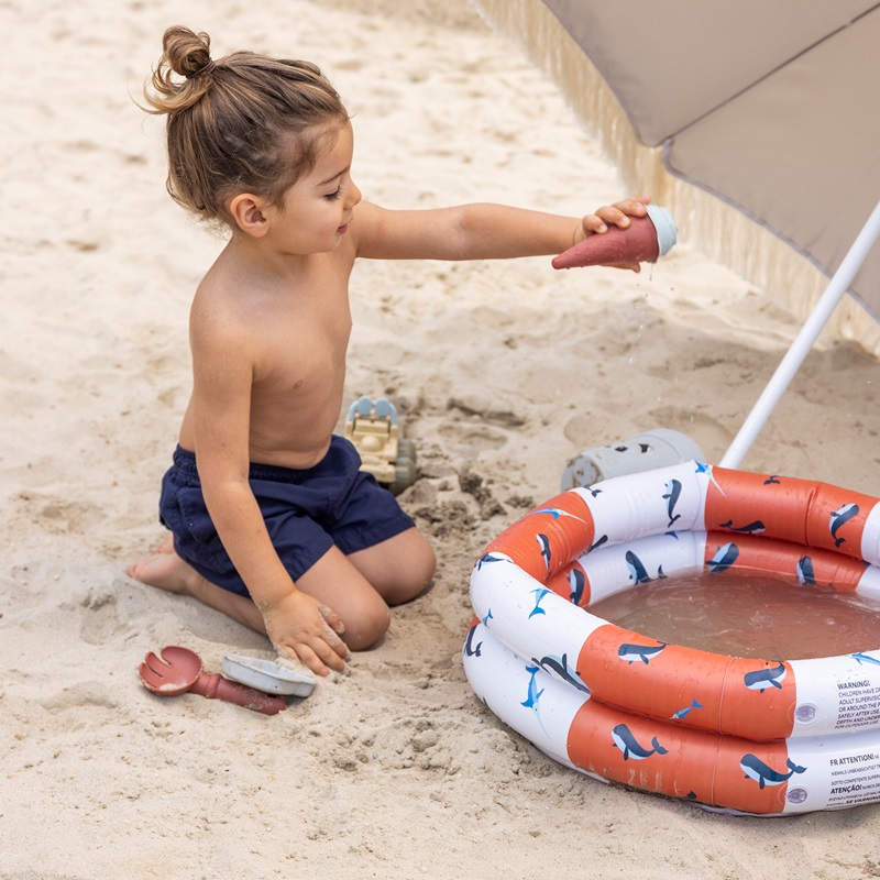 Baseins bērniem piepūšamais Swim Essentials Sand Check Whale Mini