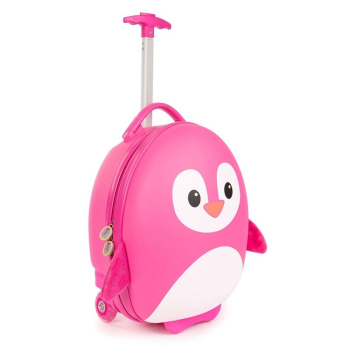 Čemodāns bērniem Boppi Tiny Trekker Pink Penguin