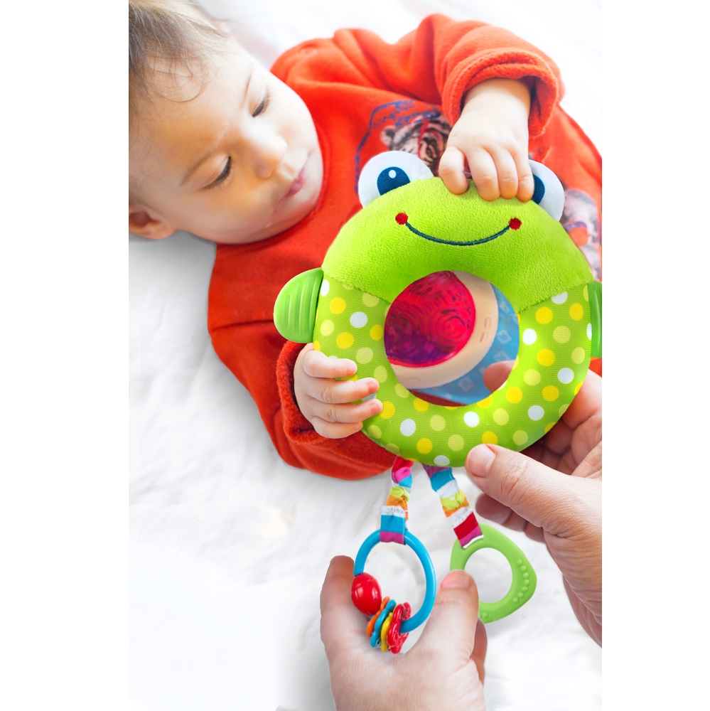 Rotaļlieta ratiņiem Benbat Multi Skills Travel Toy Frog