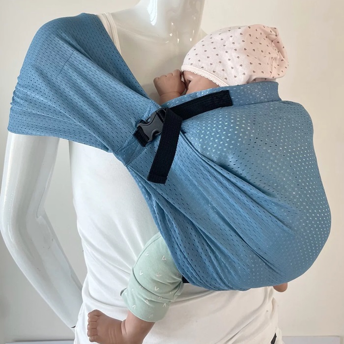 Zīdaiņu slings Minimonkey Mini Sling Aqua Blue