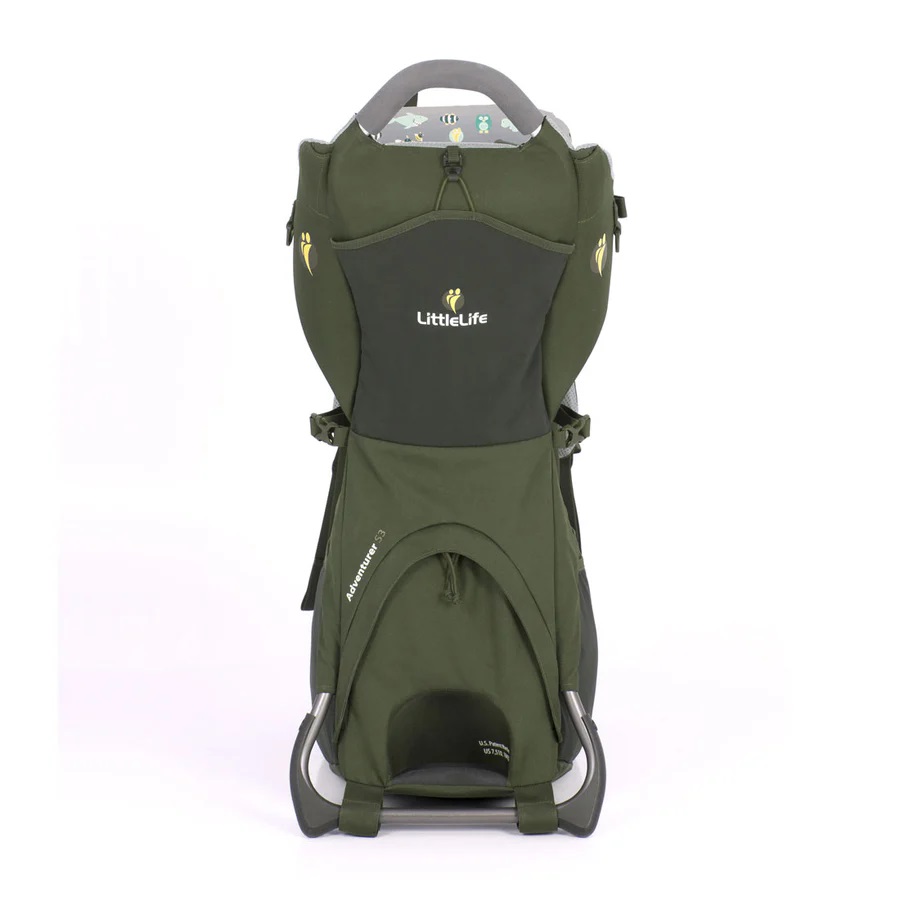 Bērnu pārnēsājamā soma LittleLife Adventurer S3 Green