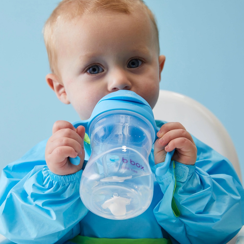 Neizlīstoša pudele bērniem B.box Sippy Cup Blueberry