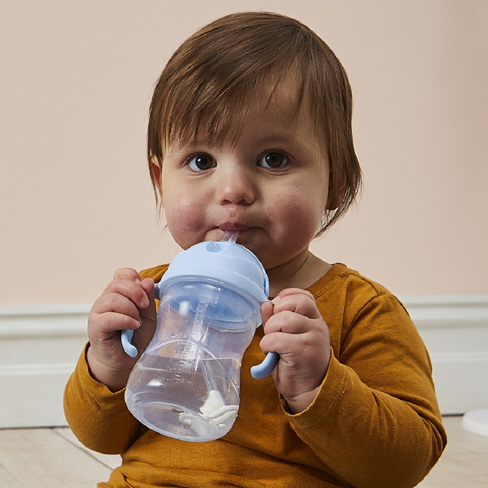 Neizlīstoša pudele bērniem B.box Sippy Cup Bubblegum