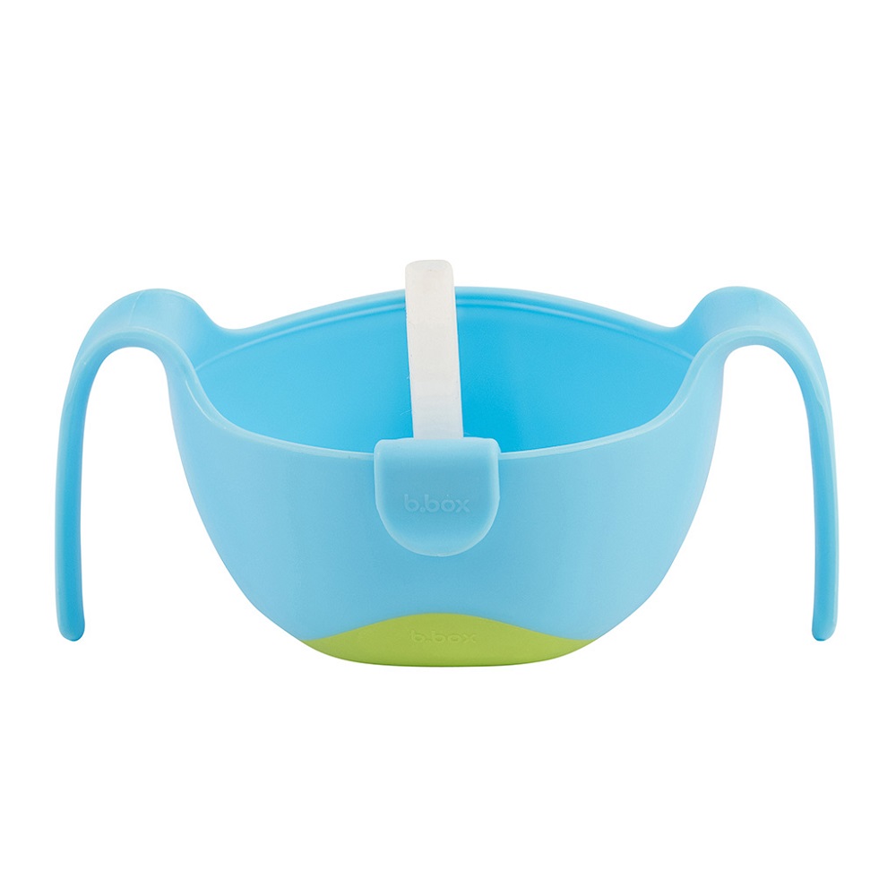 Pārtikas bļoda un salmiņi B.box Bowl & Straw XL Ocean Breeze