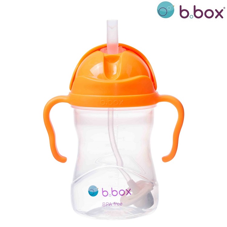 Neizlīstoša pudele bērniem B.box Sippy Cup Orange Zing