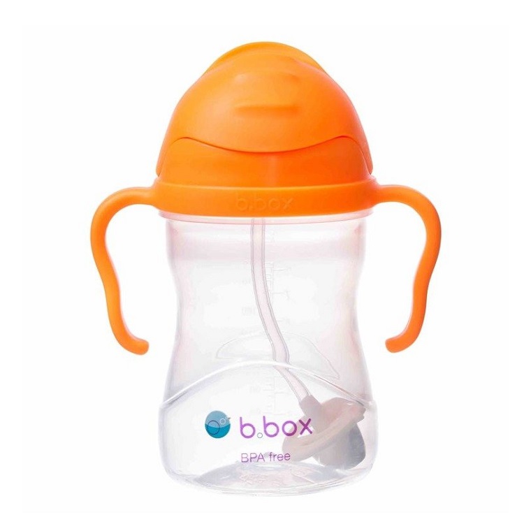 Neizlīstoša pudele bērniem B.box Sippy Cup Orange Zing