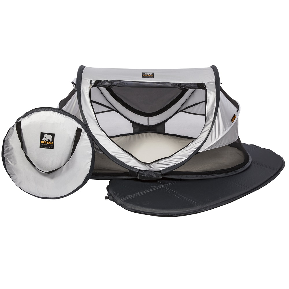 Ceļojumu gultiņa Deryan Toddler Luxe Silver