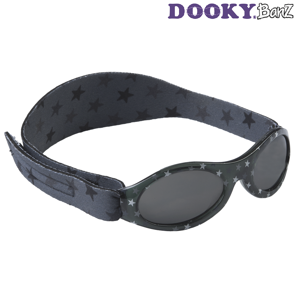 Saulesbrilles bērniem un zīdaiņiem DookyBanz Grey Stars