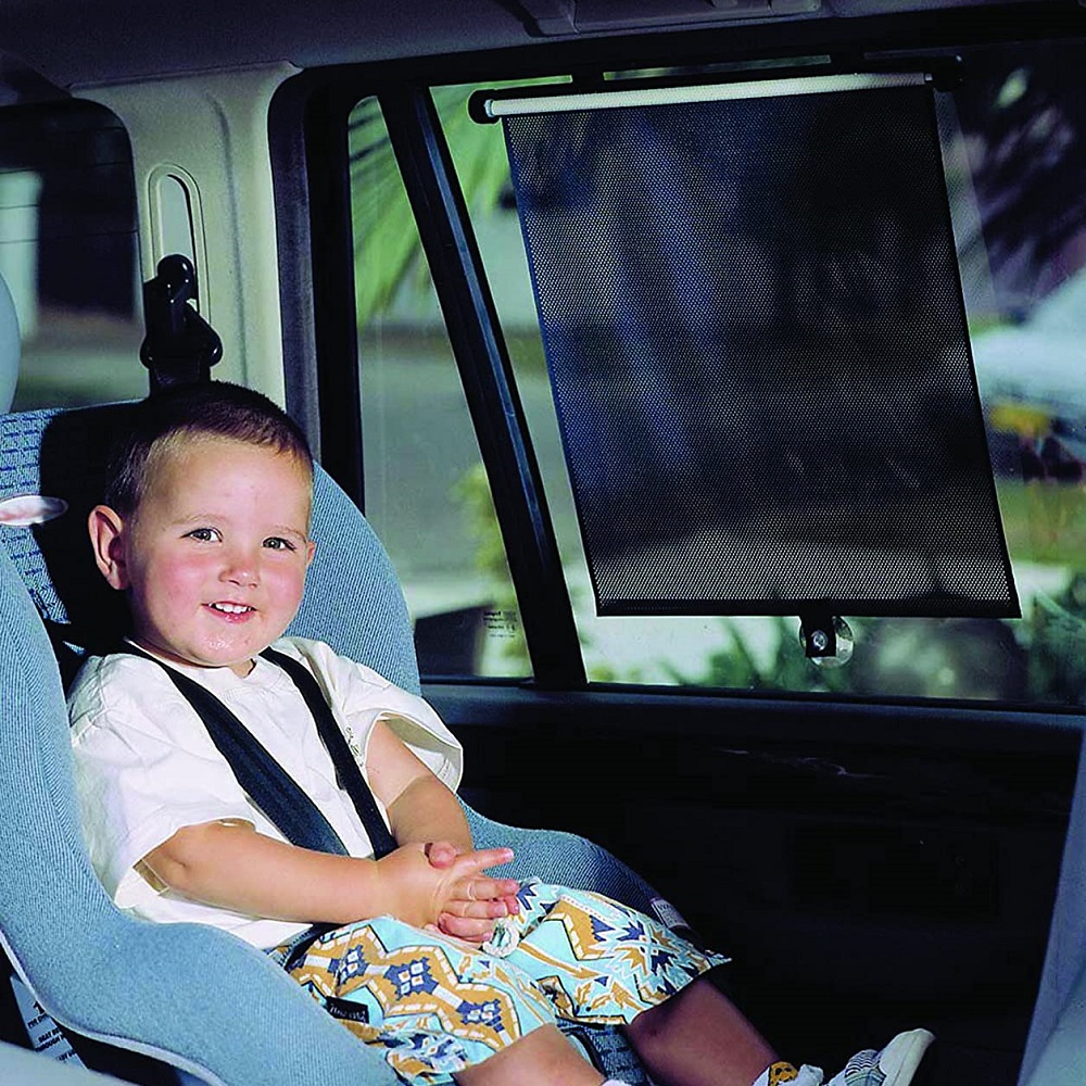 Auto sānu logu žalūzijas Dreambaby Roller Sunshade Neutral