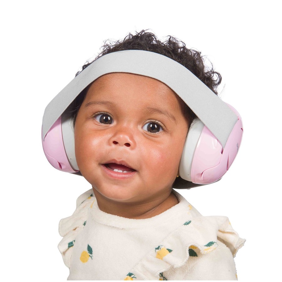 Ausu aizsargi zīdaiņiem un maziem bērniem Dooky Baby Ear Protection Pink