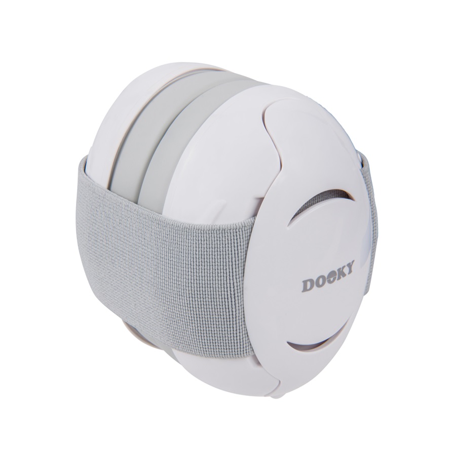 Ausu aizsargi zīdaiņiem un maziem bērniem Dooky Baby Ear Protection White