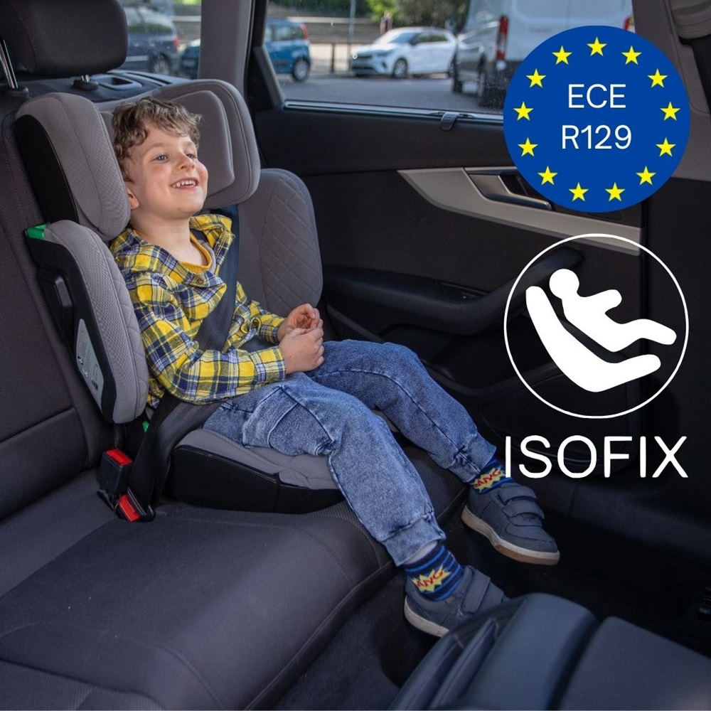 Salokāms automašīnas sēdeklis Urban Kanga Wallaroo Car Seat Black Quilt