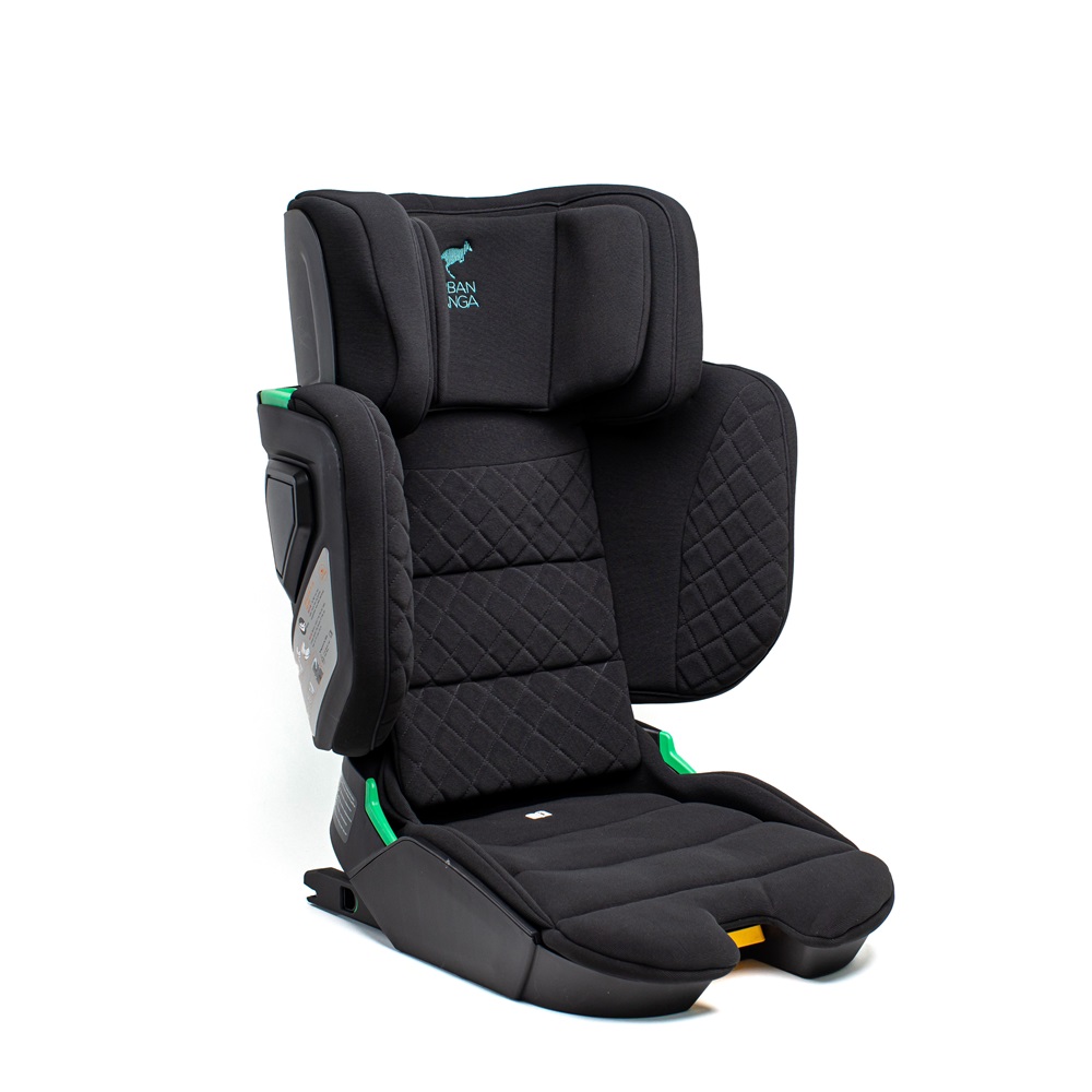 Salokāms automašīnas sēdeklis Urban Kanga Wallaroo Car Seat Black Quilt