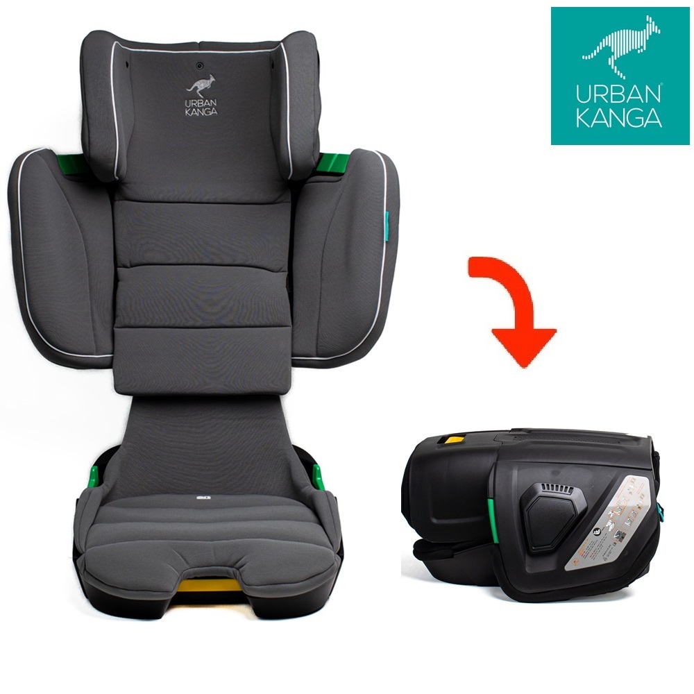 Salokāms automašīnas sēdeklis Urban Kanga Wallaroo Car Seat Grey