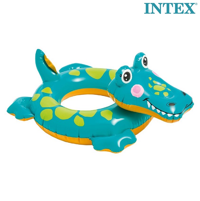 Piepūšams peldriņķis Intex Crocodile