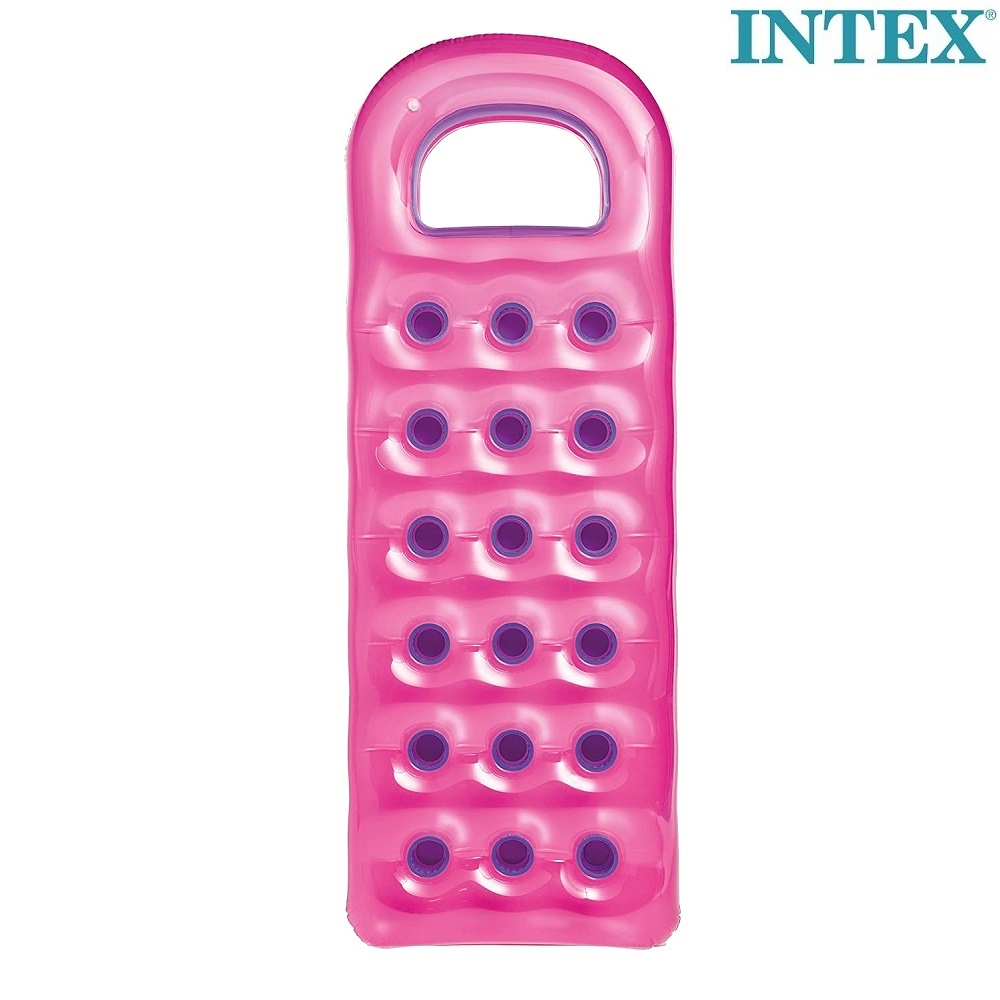 Piepūšamais peldmatracis Intex Window Pink