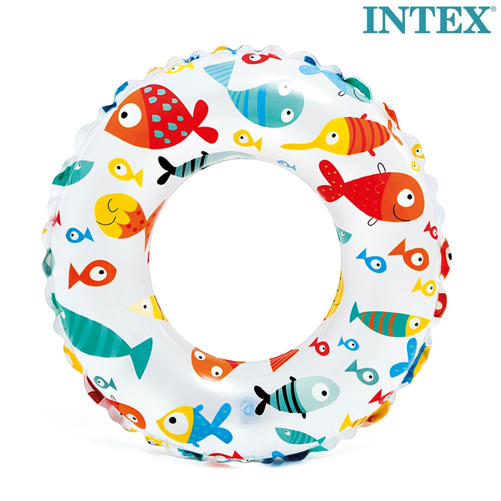 Piepūšams bērnu peldriņķis Intex Fish