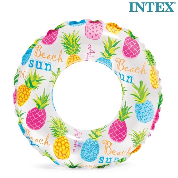 Piepūšams bērnu peldriņķis Intex Pineapple