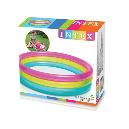 Piepūšamais bērnu baseins Intex Rainbow