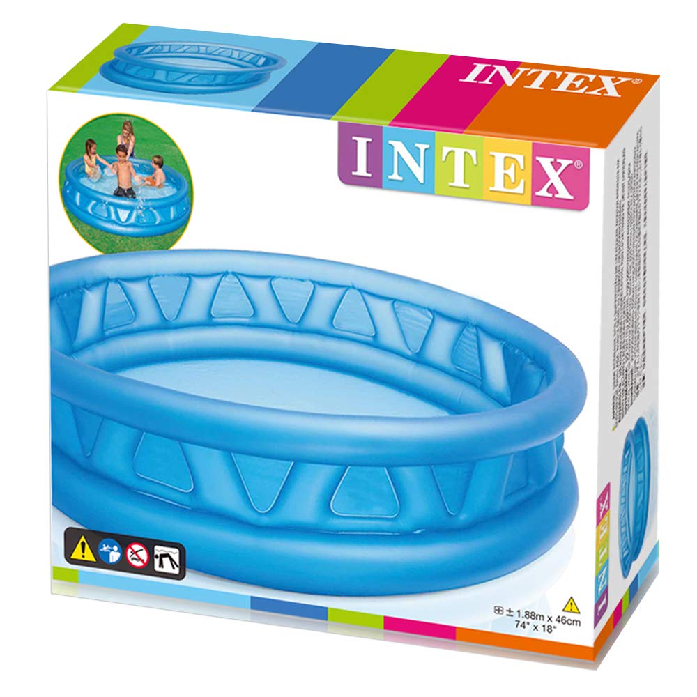 Piepūšamais bērnu baseins Intex Blue 188 cm