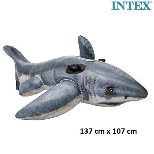 Baseina pludiņš XXL Intex Shark