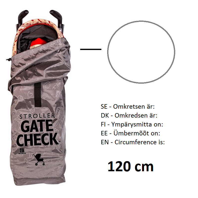 Transportēšanas soma ratiņiem JL Childress Gate Check Stroller Heavy Duty