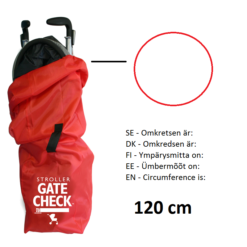 Transportēšanas soma ratiņiem JL Childress Gate Check Stroller