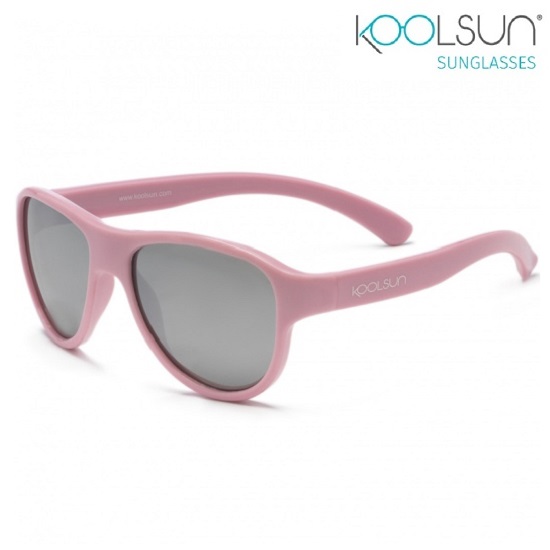 Saulesbrilles bērniem Koolsun Air Blush Pink