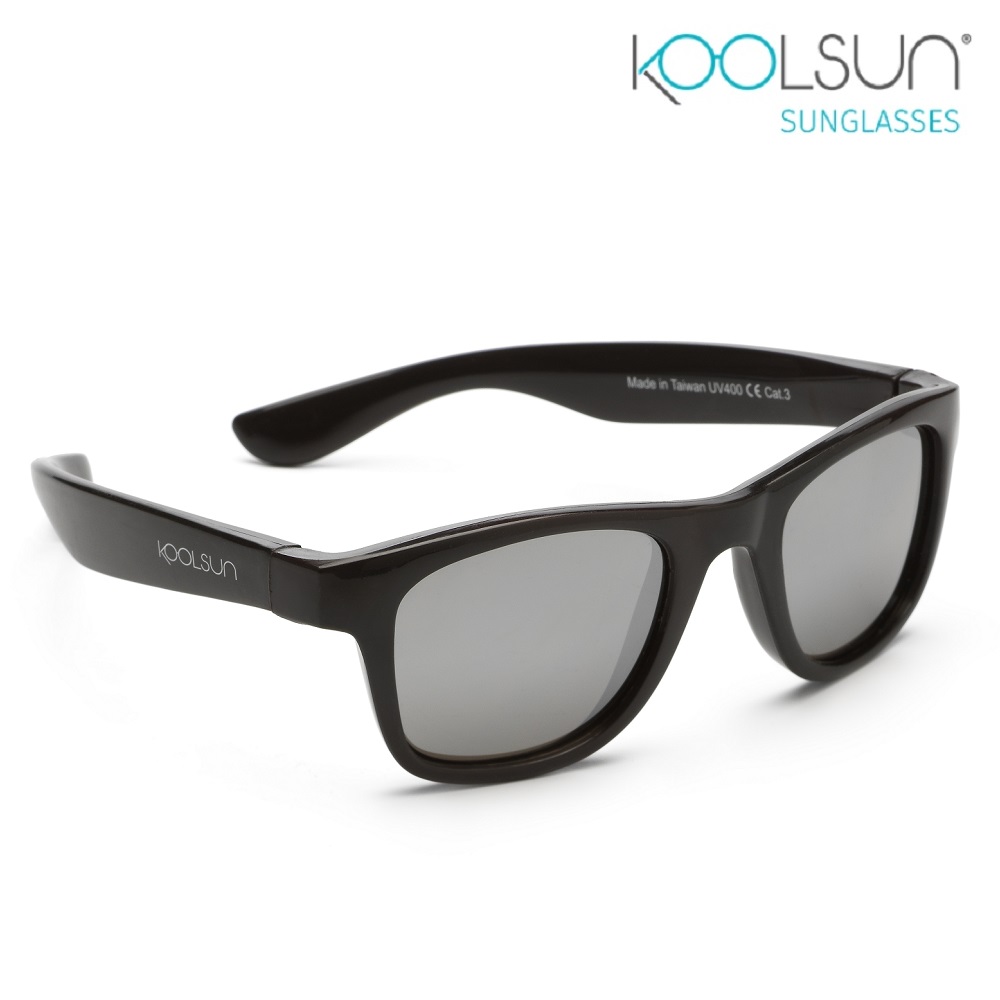 Saulesbrilles bērniem Koolsun Wave Black Onyx