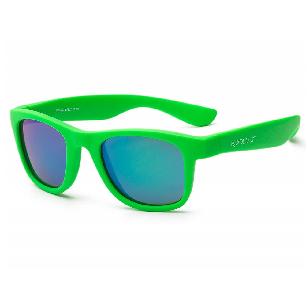 Saulesbrilles bērniem Koolsun Wave Neon Green