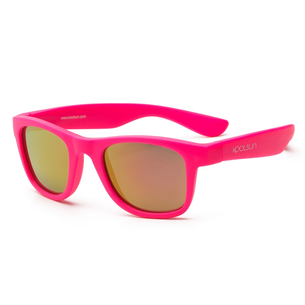 Saulesbrilles bērniem Koolsun Wave Neon Pink